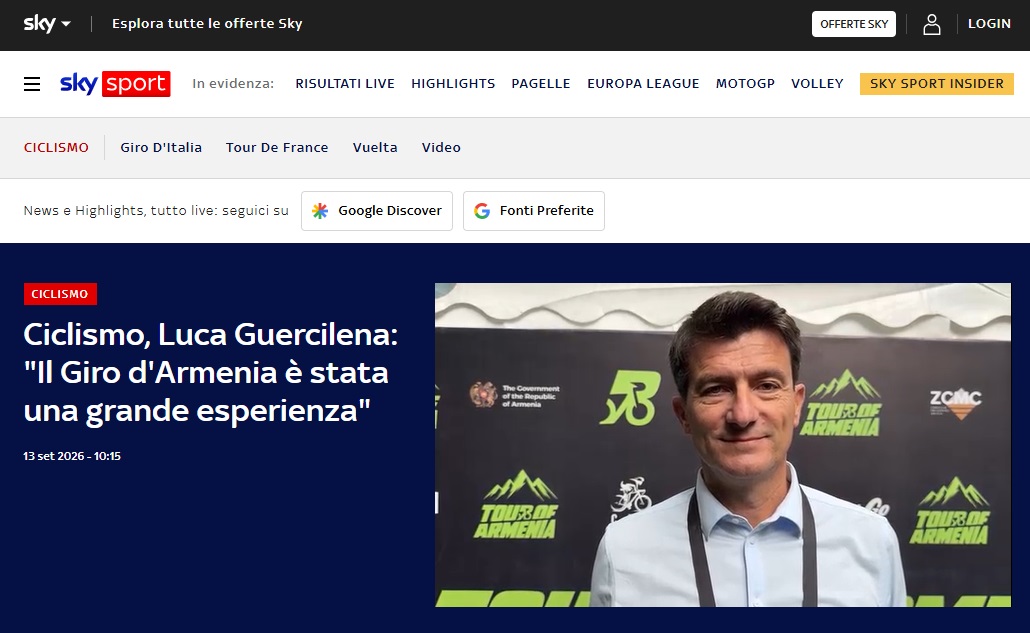 Armenia and the “Tour of Armenia” in the spotlight of international media